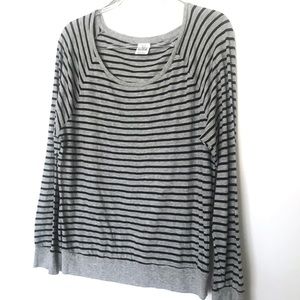 Pink Victoria’s Secret Striped Long Sleeve Tee